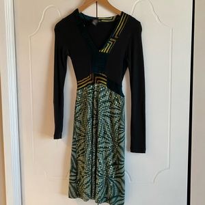 Custo Barcelona Midi Embellished Dress